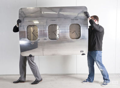 飞机零件艺术品改造