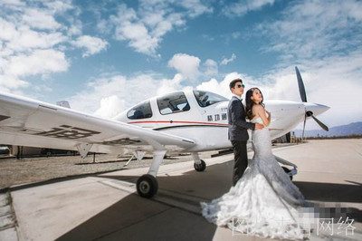 航空系列婚纱摄影、艺术写真